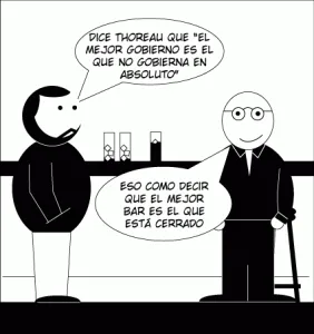 Thoreau: El mejor gobierno es el que no gibierna en absoluto