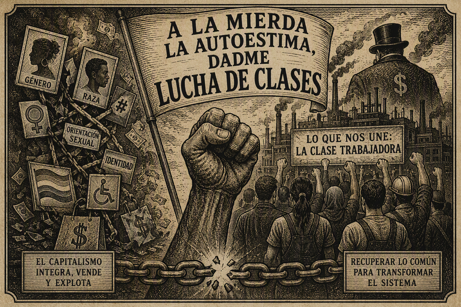 A la mierda la autoestima, dadme lucha de clases